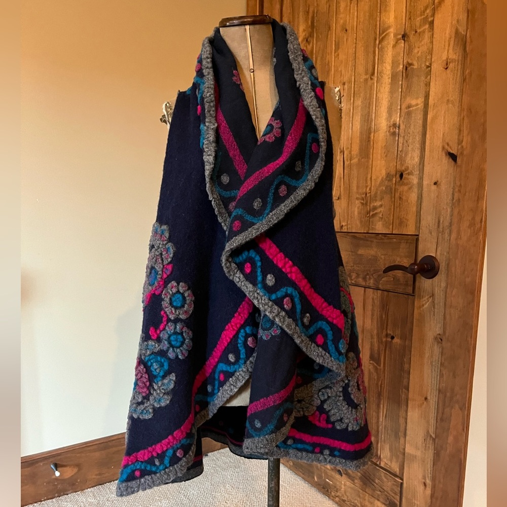Draped vest